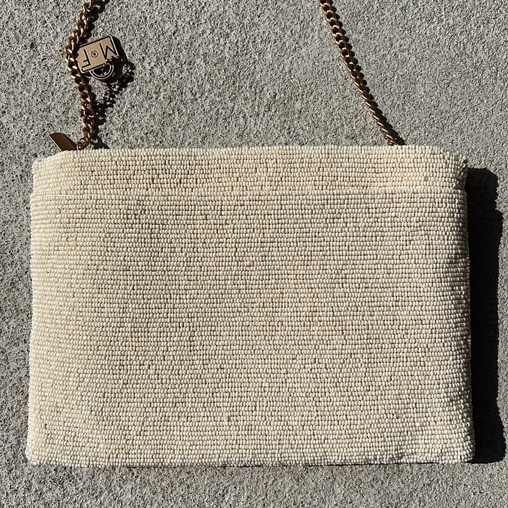 Mary Frances Crossbody bag beaded rhinestones handbag clutch castle - Picture 6 of 16